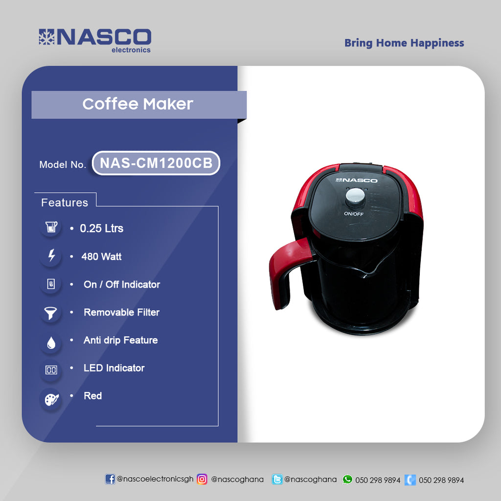 Nasco 480 W Turkish Coffee Maker – Model NAS-CM1200CB – view 2