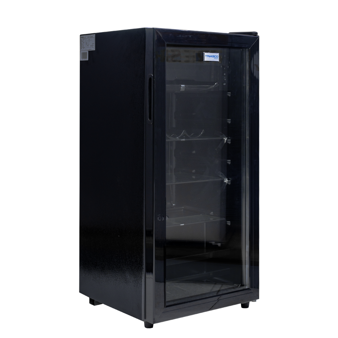 Nasco 110 L Glass Door Display Fridge – Model NAS-FL110SC