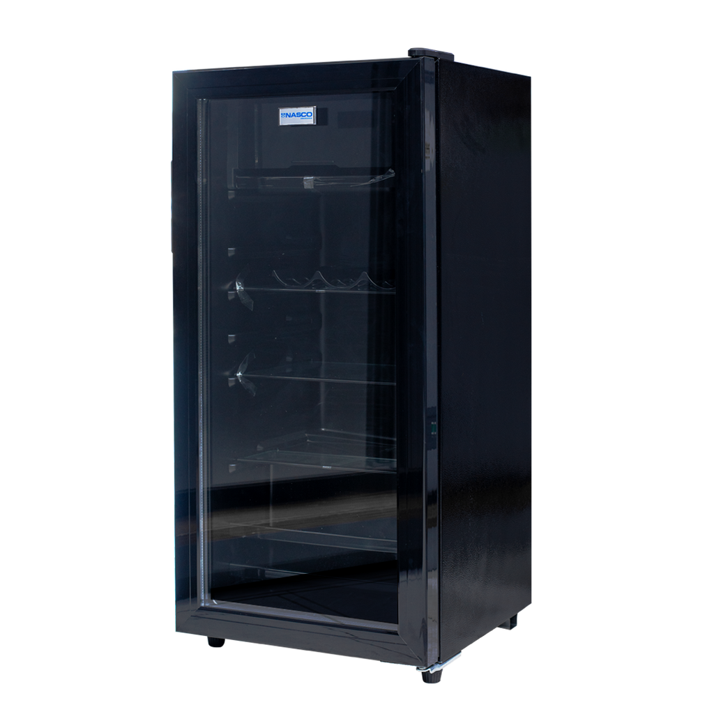 Nasco 110 L Glass Door Display Fridge – Model NAS-FL110SC – view 2