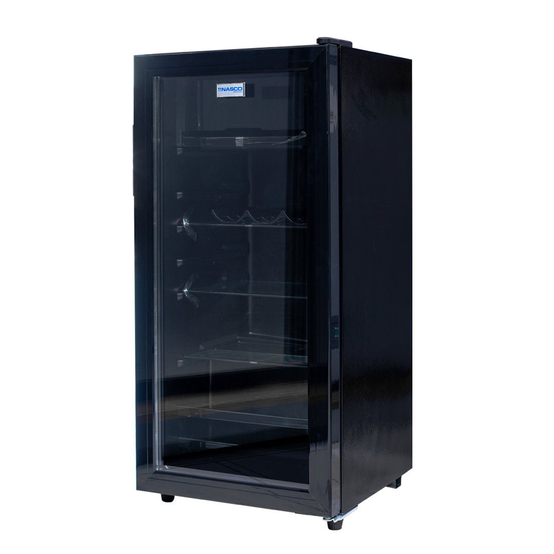 Nasco 110 L Glass Door Display Fridge – Model NAS-FL110SC – view 2