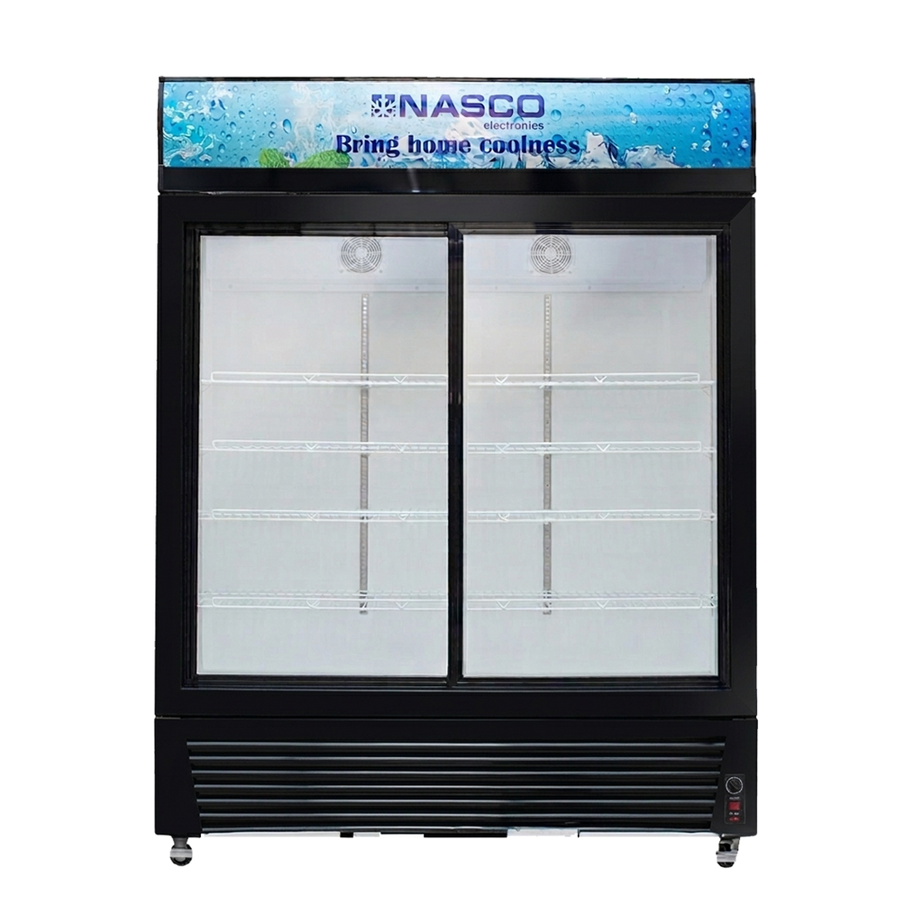 Nasco 1080 L Double Door Display Fridge – Model NAS-FL1300-2DR – view 2
