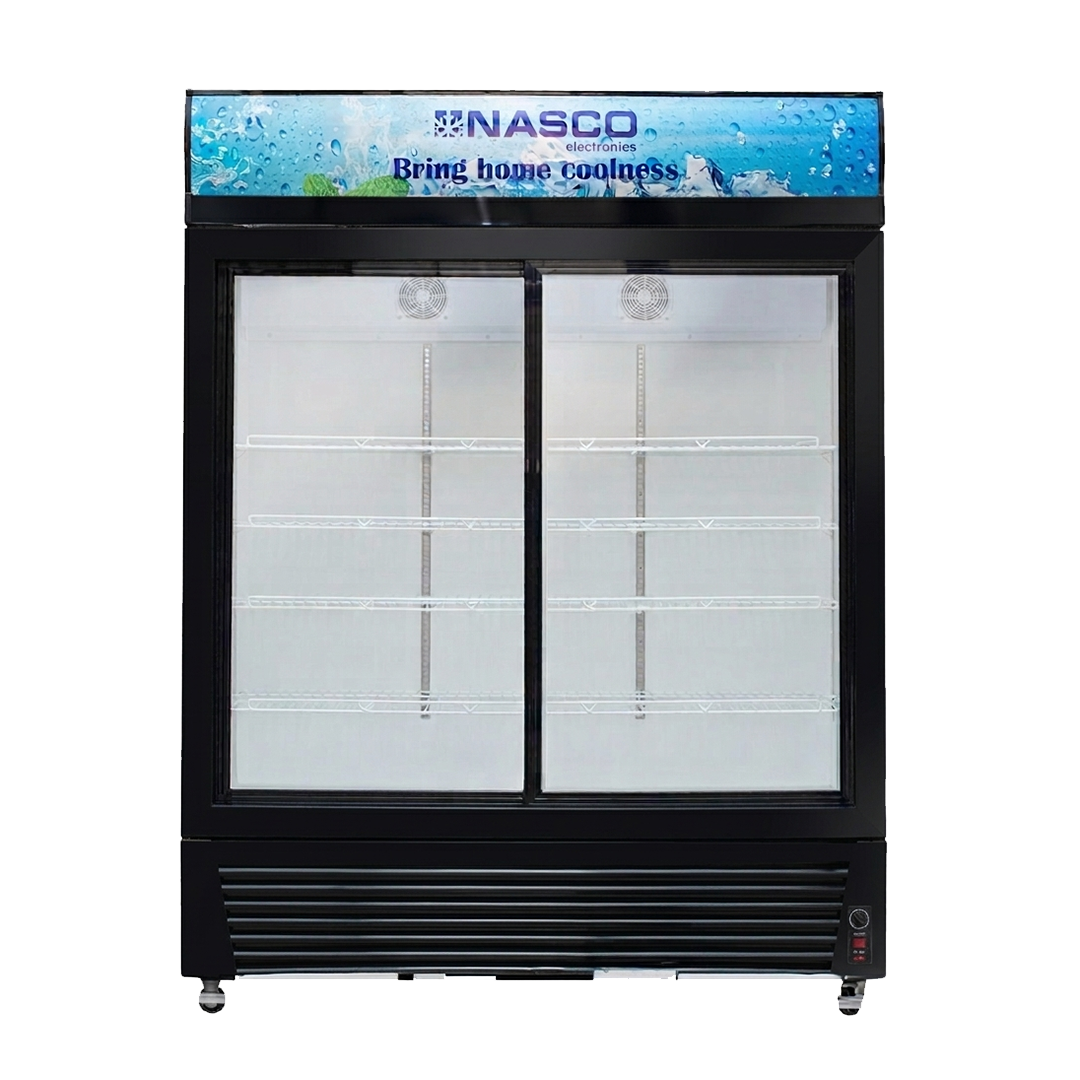 Nasco 1080 L Double Door Display Fridge – Model NAS-FL1300-2DR – view 2