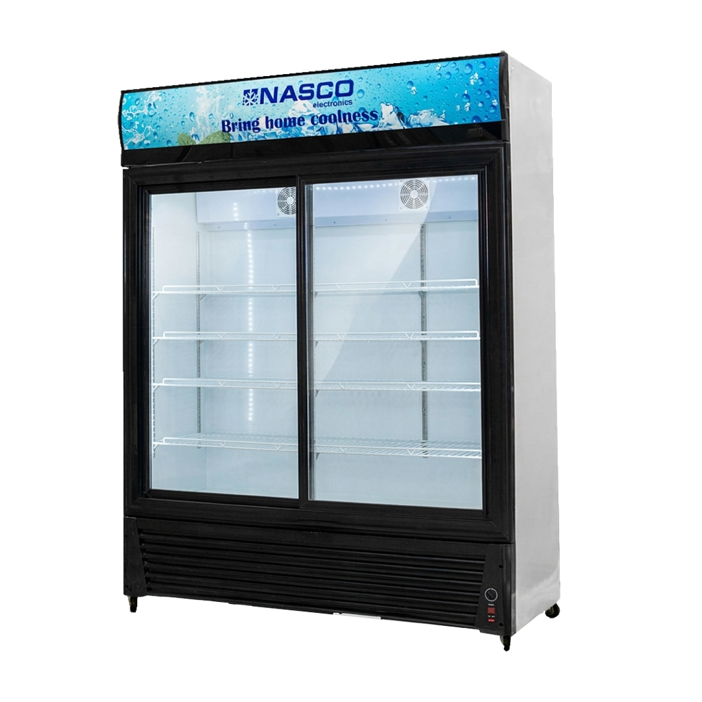 Nasco 1080 L Double Door Display Fridge – Model NAS-FL1300-2DR – view 3