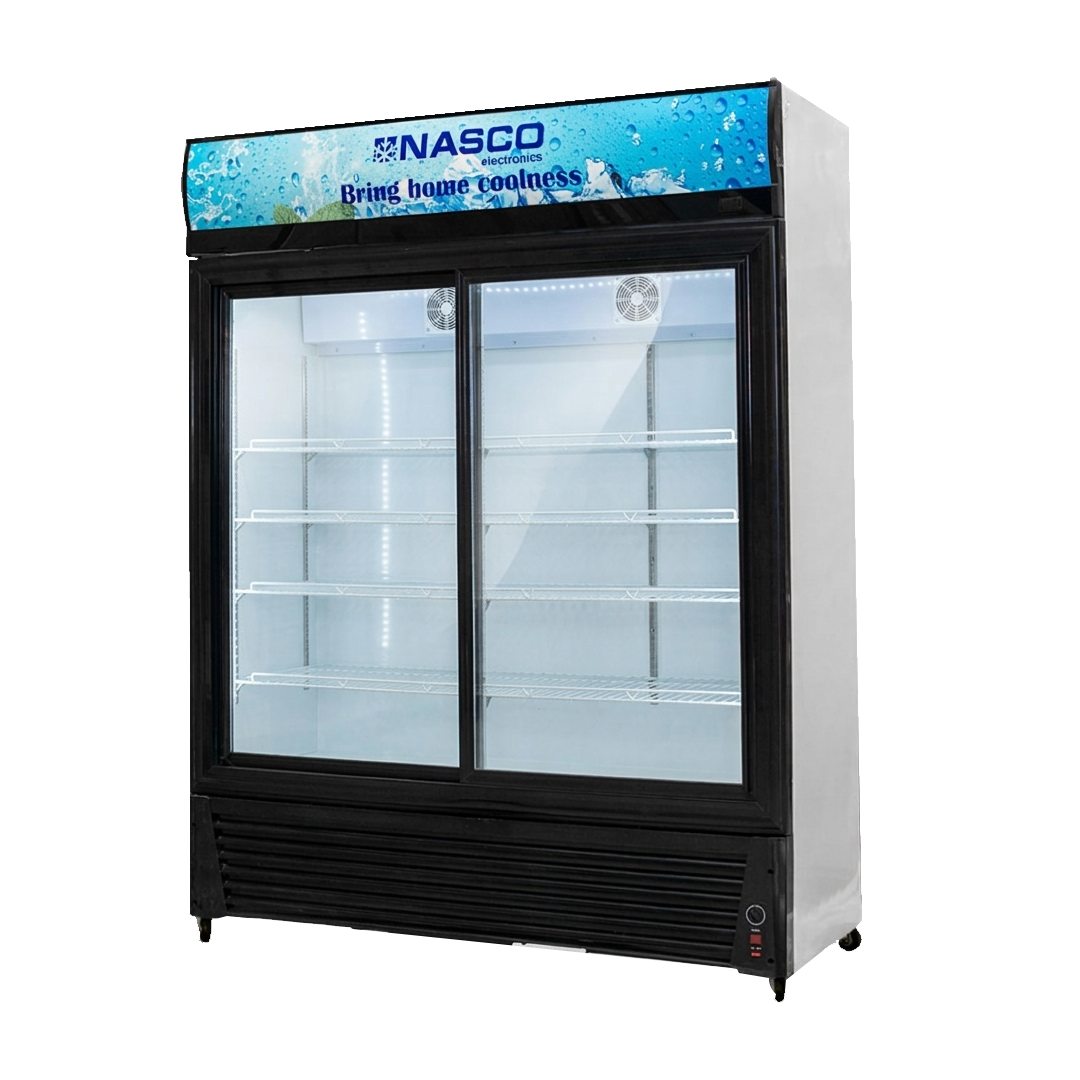 Nasco 1080 L Double Door Display Fridge – Model NAS-FL1300-2DR – view 3
