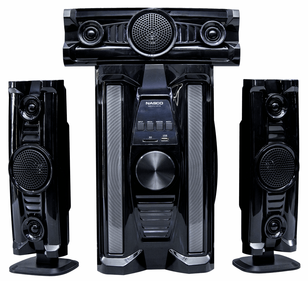 Nasco 3.1 Channel Tall Speaker Home Theatre System – Model NAS-HT3.1-N7110 – view 3