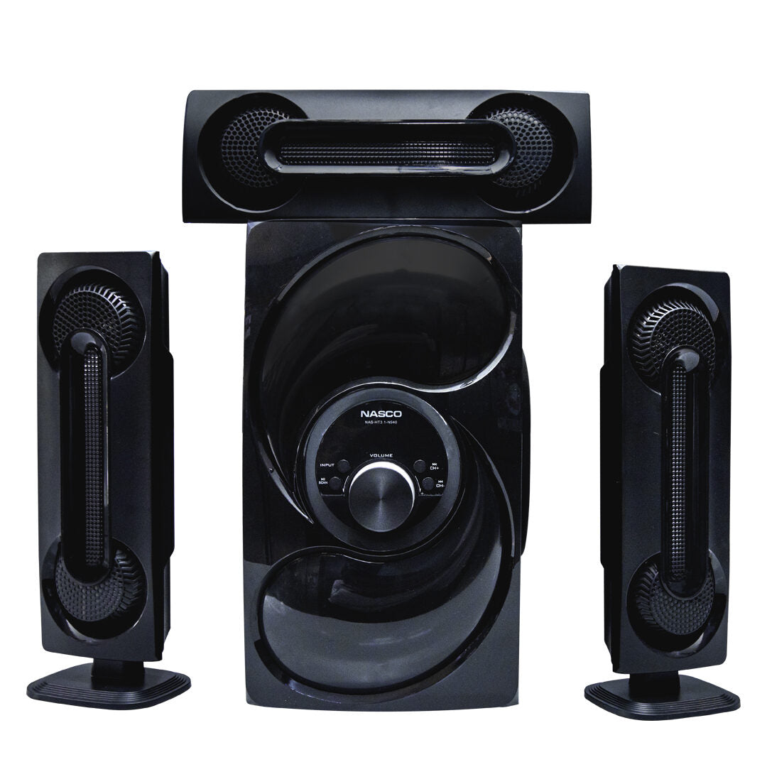 Nasco 3.1 Channel Tall Speaker Home Theatre System – Model NAS-HT3.1-N940 – view 2