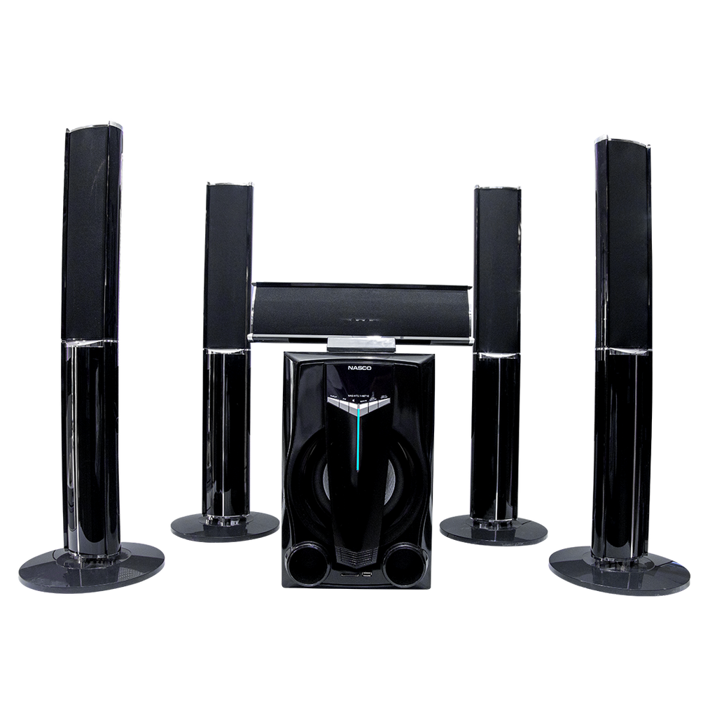 Nasco 95 W 5.1-Channel Home Theatre System – Model NAS-HT5.1-N6710