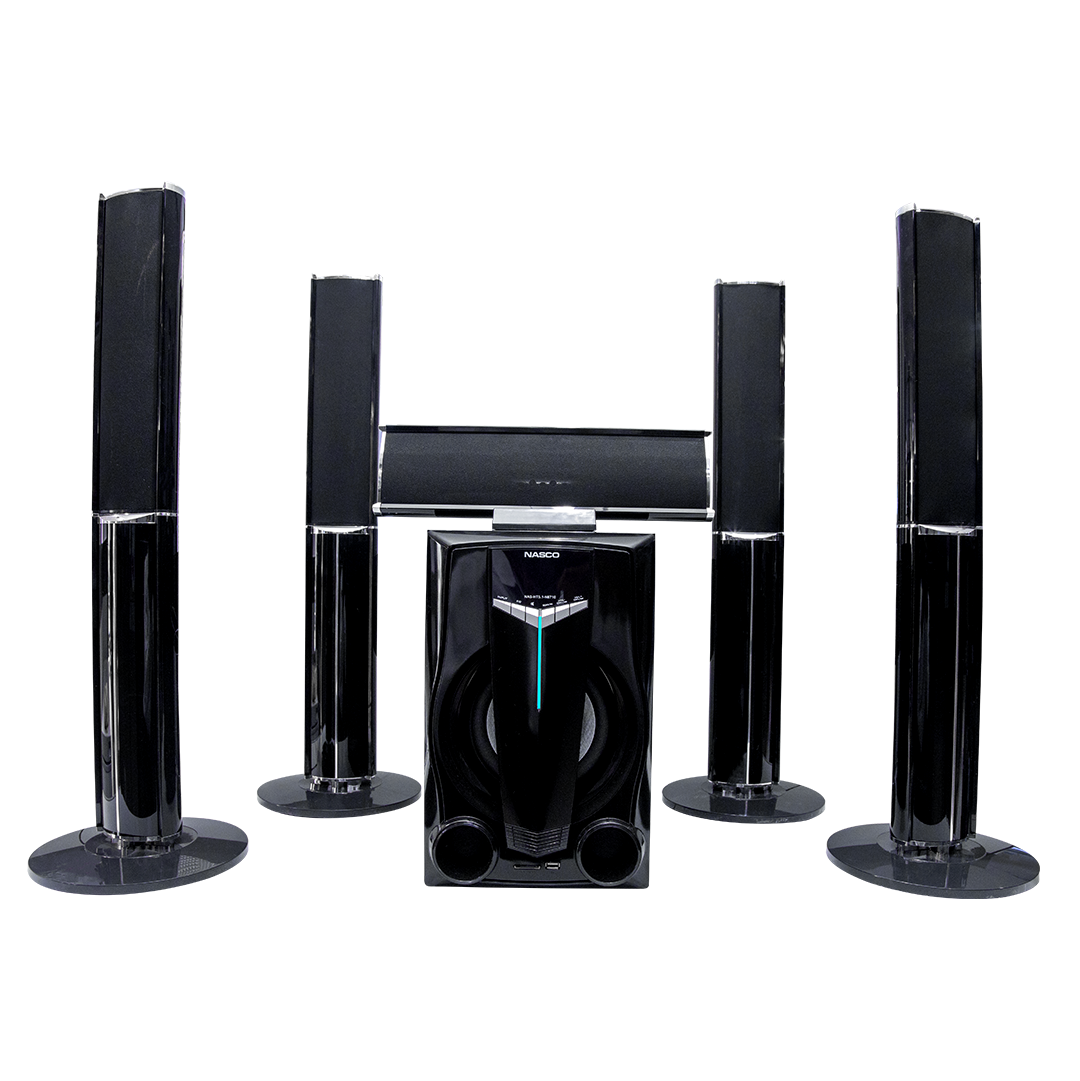 Nasco 95 W 5.1-Channel Home Theatre System – Model NAS-HT5.1-N6710