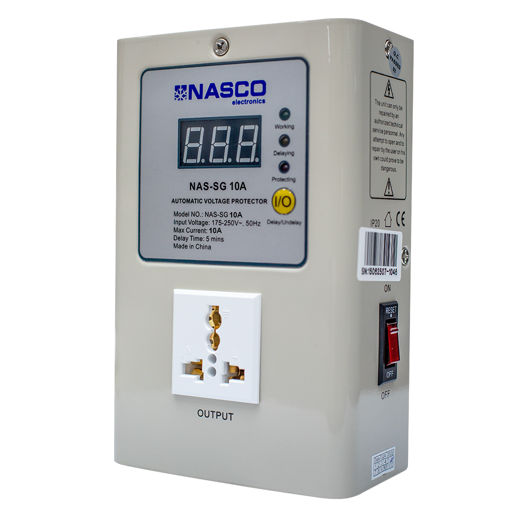 Nasco 10 A Automatic Voltage Protector – Model NAS-SG10A – view 2