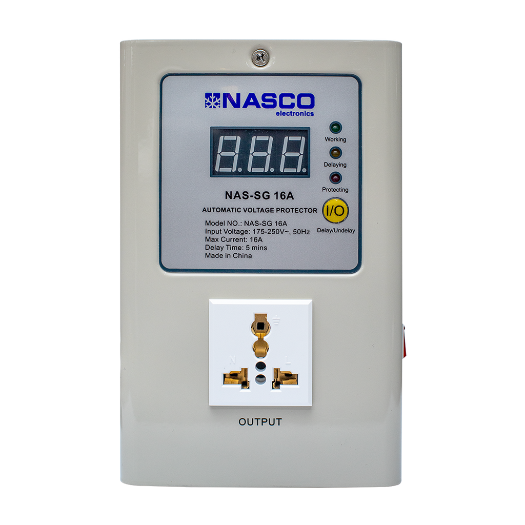 Nasco 16 A Automatic Voltage Protector – Model NAS-SG16A – view 3