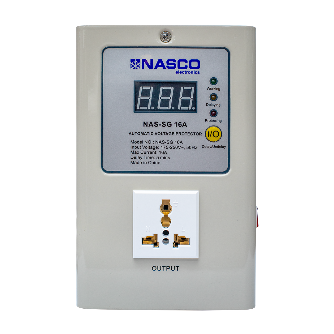 Nasco 16 A Automatic Voltage Protector – Model NAS-SG16A – view 3