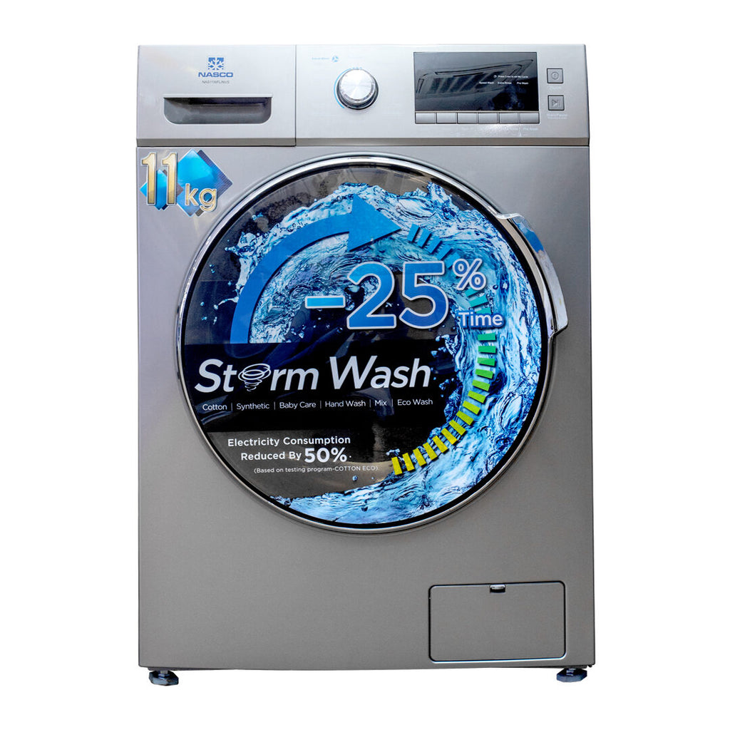 Nasco 11 kg Inverter Front Load Washing Machine – Model NAS11WFLINVS – view 4