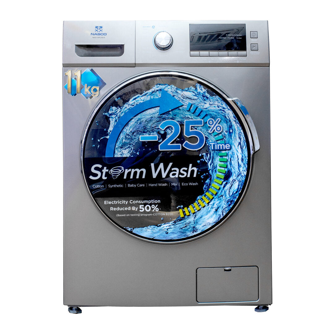 Nasco 11 kg Inverter Front Load Washing Machine – Model NAS11WFLINVS – view 4