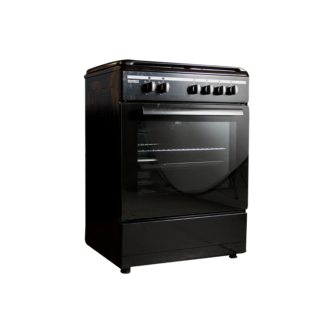 Nasco 60 cm 4-Burner Gas Cooker with Grill – Model NAS60GRL-S – view 2