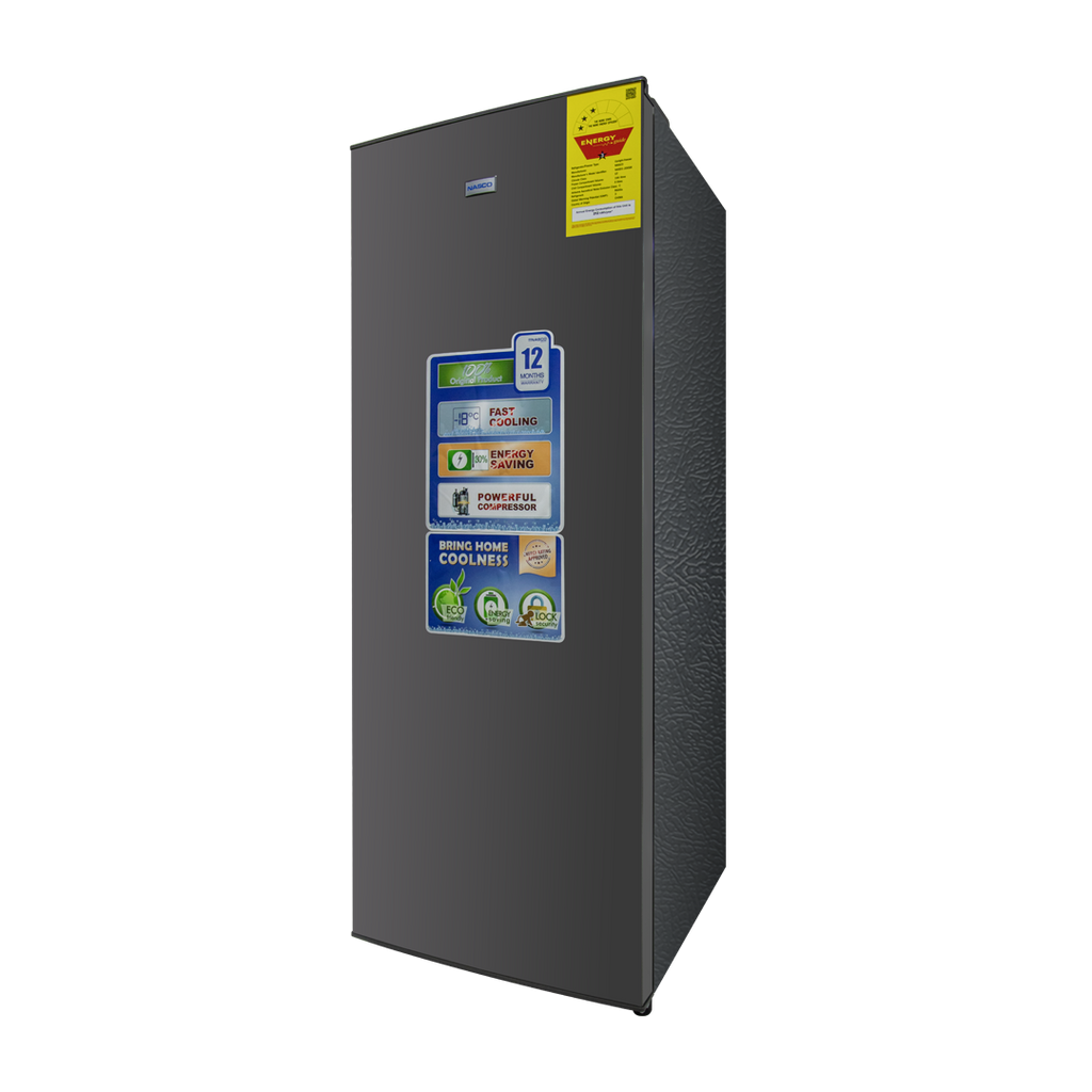 Nasco 166 L Upright Standing Freezer – Model NASD1-200SK – view 3