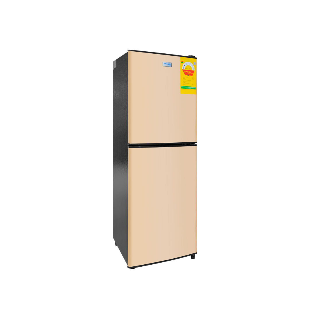 Nasco 136 L Double Door Bottom Freezer Refrigerator – Model NASD2-18FL-G