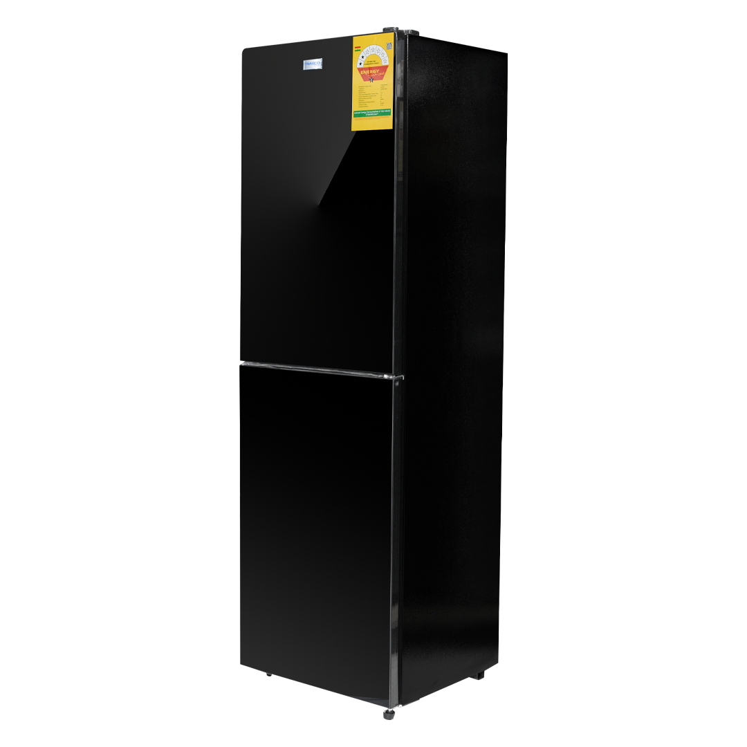 Nasco 196 L Mirror Finish Bottom Freezer Refrigerator – Model NASD2-24FL-B-MIRROR