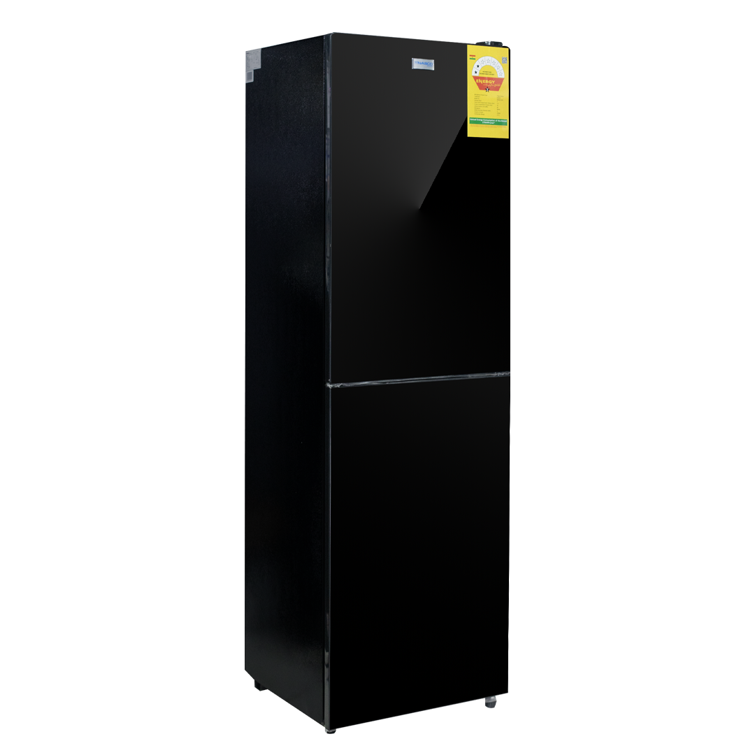 Nasco 196 L Mirror Finish Bottom Freezer Refrigerator – Model NASD2-24FL-B-MIRROR – view 3