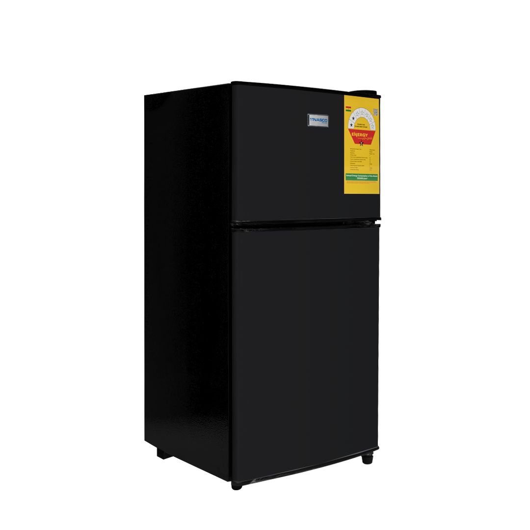 Nasco 86 L Double Door Table Top Refrigerator – Model NASF2-11FL-B