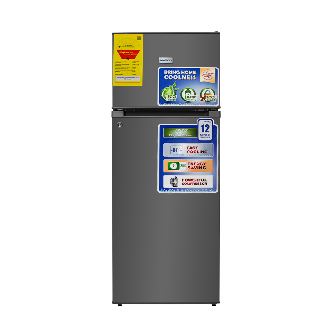 Nasco 107 L Top Freezer Refrigerator – Model NASF2-15-SK – view 4