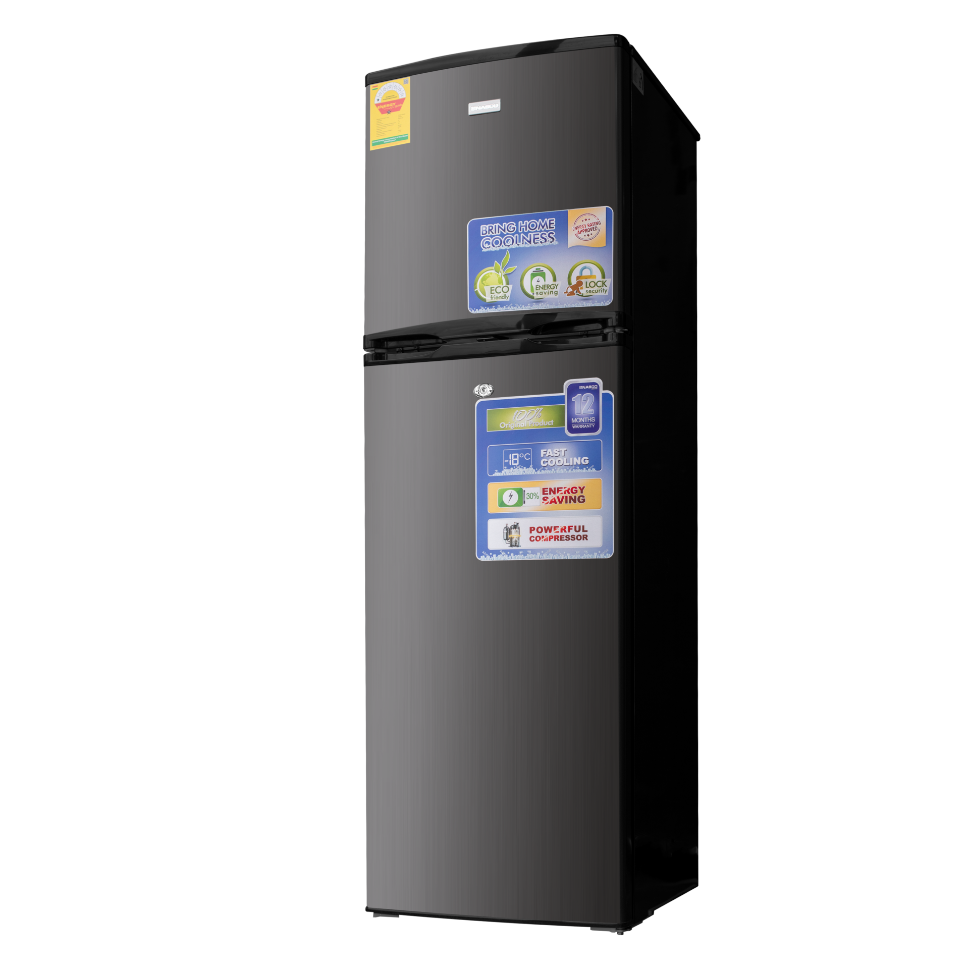 Nasco 166 L Double Door Top Freezer Refrigerator – Model NASF2-22