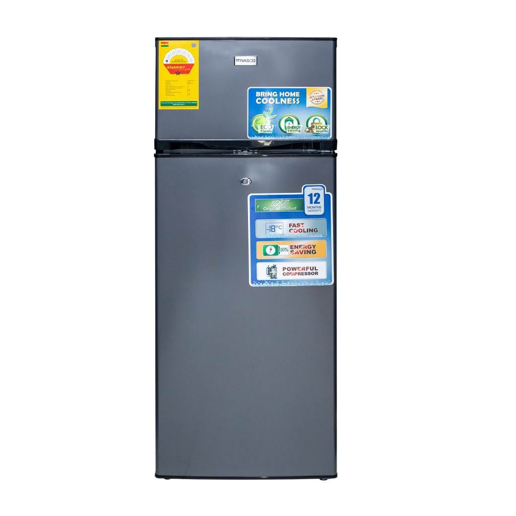 Nasco 204 L Double Door Refrigerator – Model NASF2-28S – view 2