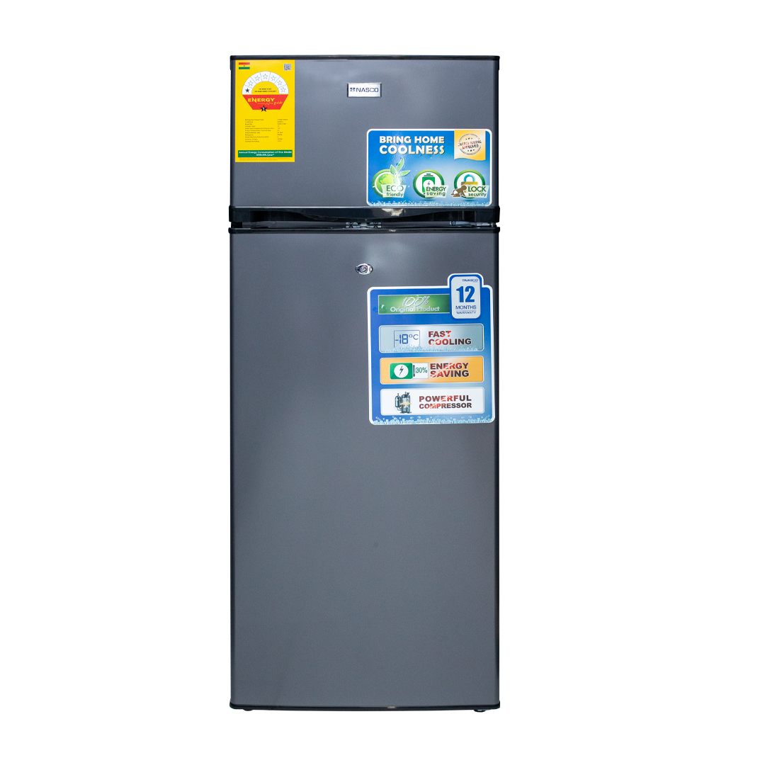 Nasco 204 L Double Door Refrigerator – Model NASF2-28S – view 2