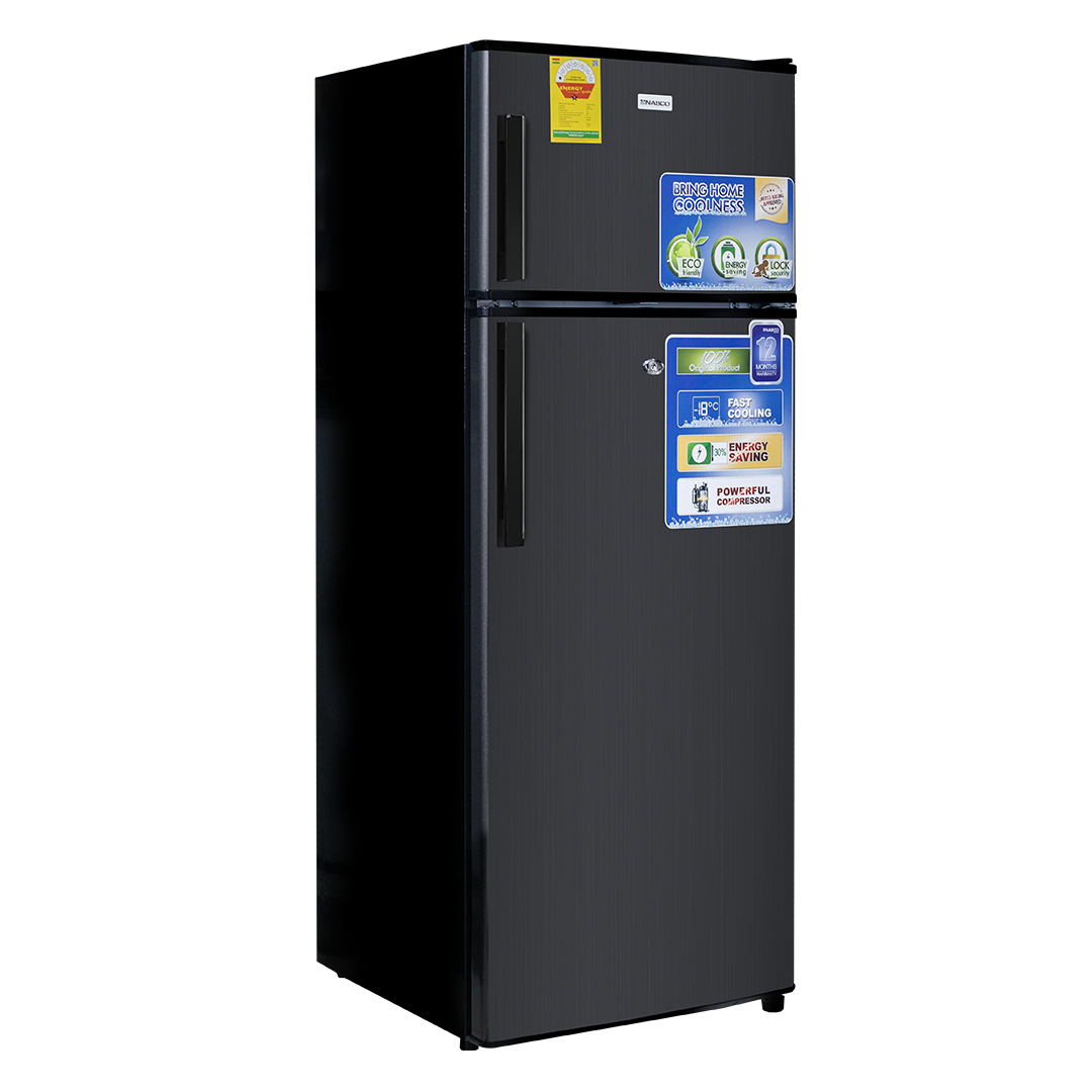 Nasco 207 L Double Door Top Freezer Refrigerator – Model NASF2-30 – view 3