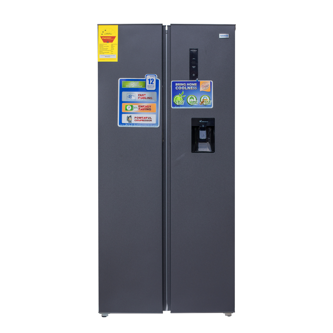 Nasco 436 L Side by Side No Frost Refrigerator – Model NASF2-55S – view 2