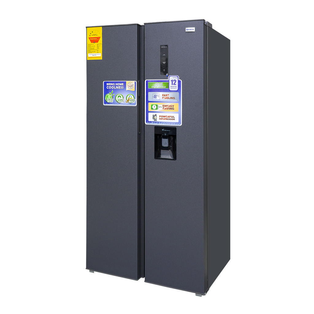 Nasco 425 L Side by Side Refrigerator – Model NASF2-55SK