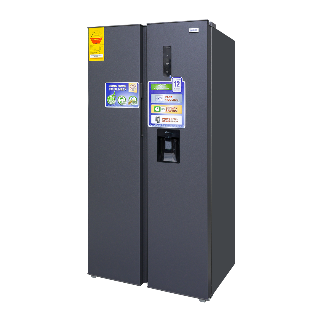 Nasco 425 L Side by Side Refrigerator – Model NASF2-55SK