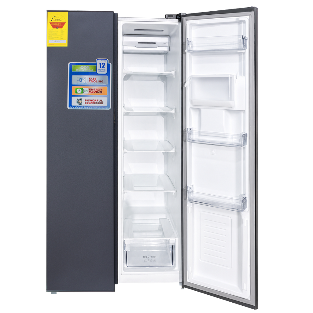 Nasco 425 L Side by Side Refrigerator – Model NASF2-55SK – view 2