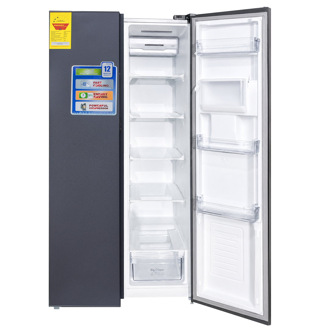 Nasco 425 L Side by Side Refrigerator – Model NASF2-55SK – view 2