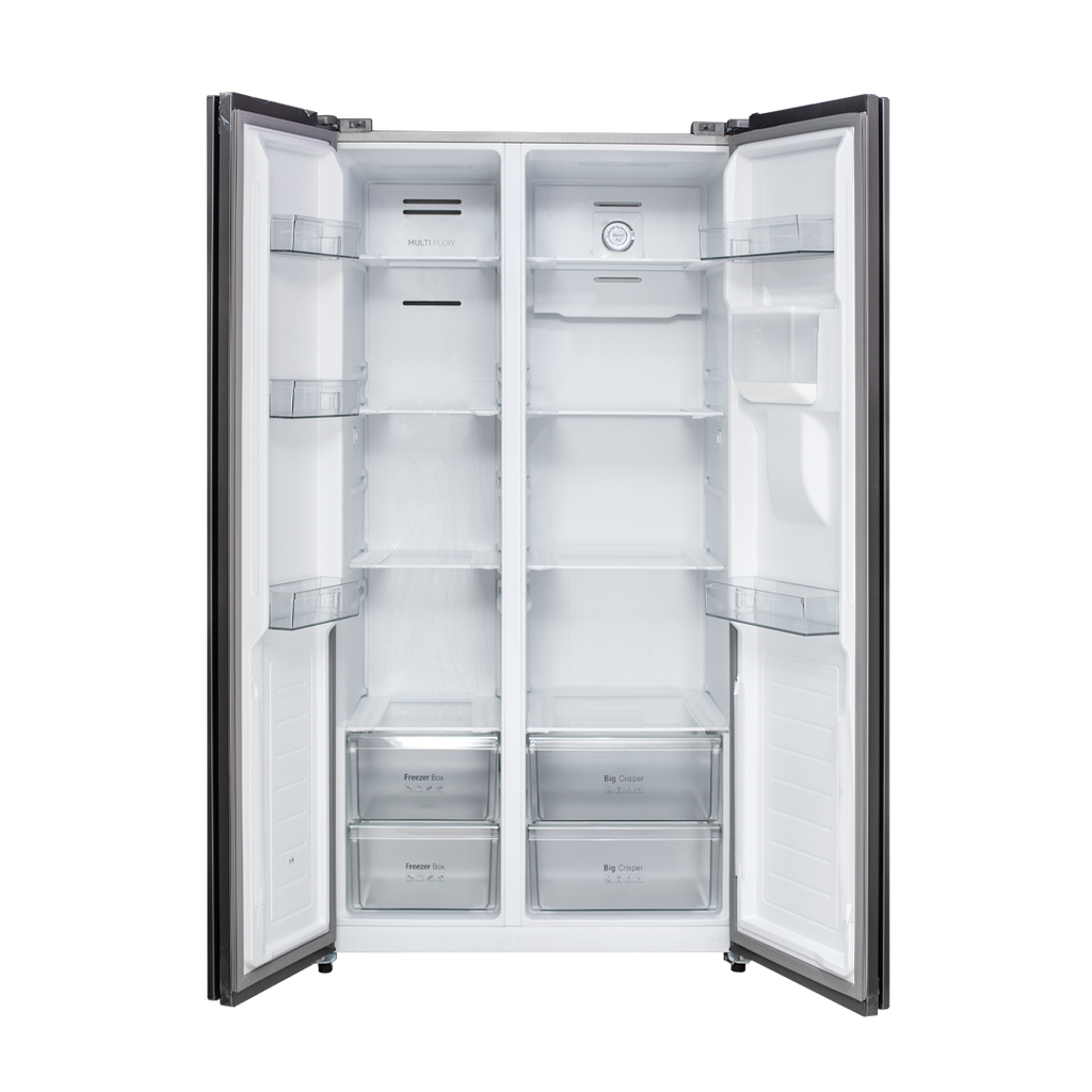 Nasco 542 L Frost Free Side-by-Side Refrigerator – Model NASF2-55SK-WD – view 3