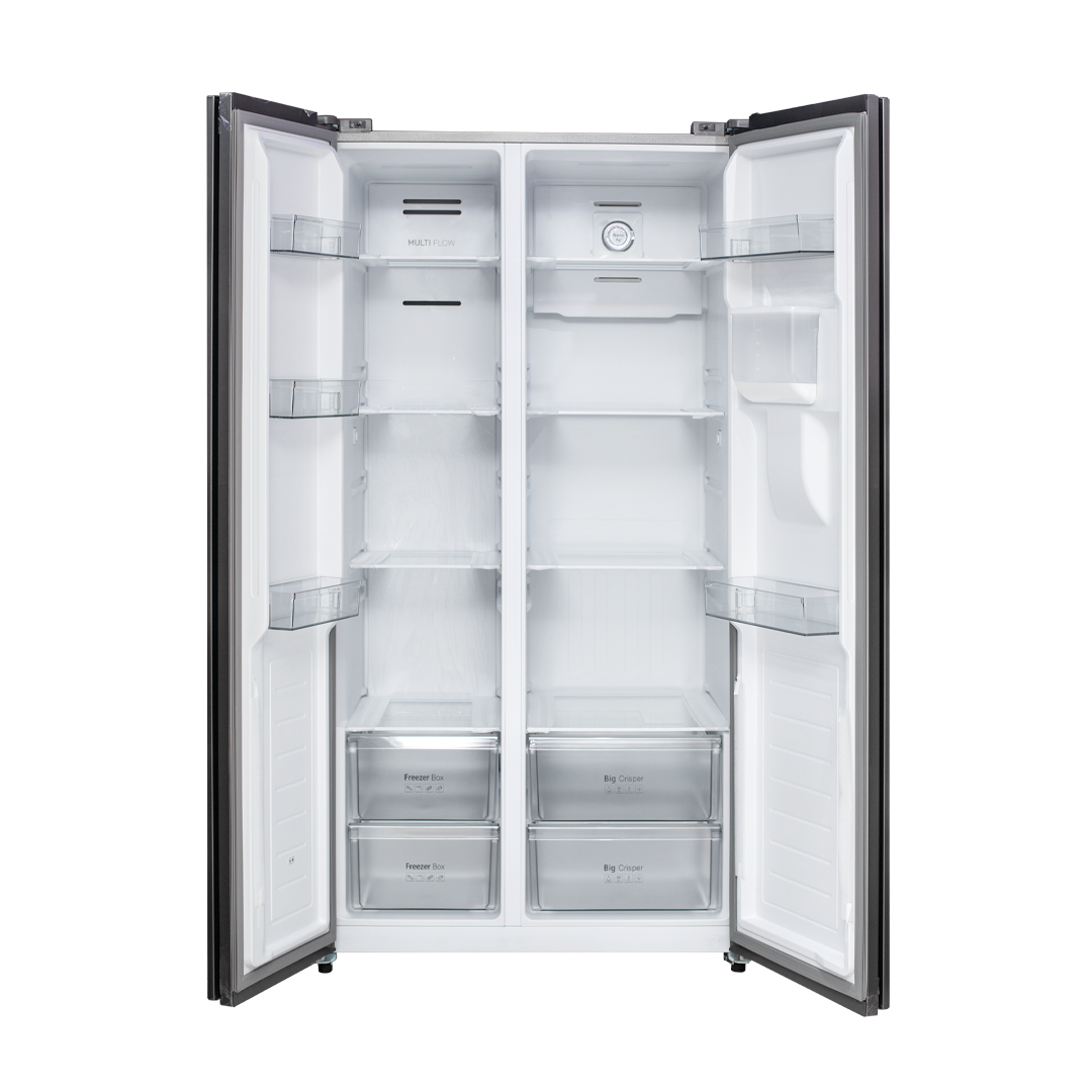 Nasco 542 L Frost Free Side-by-Side Refrigerator – Model NASF2-55SK-WD – view 3
