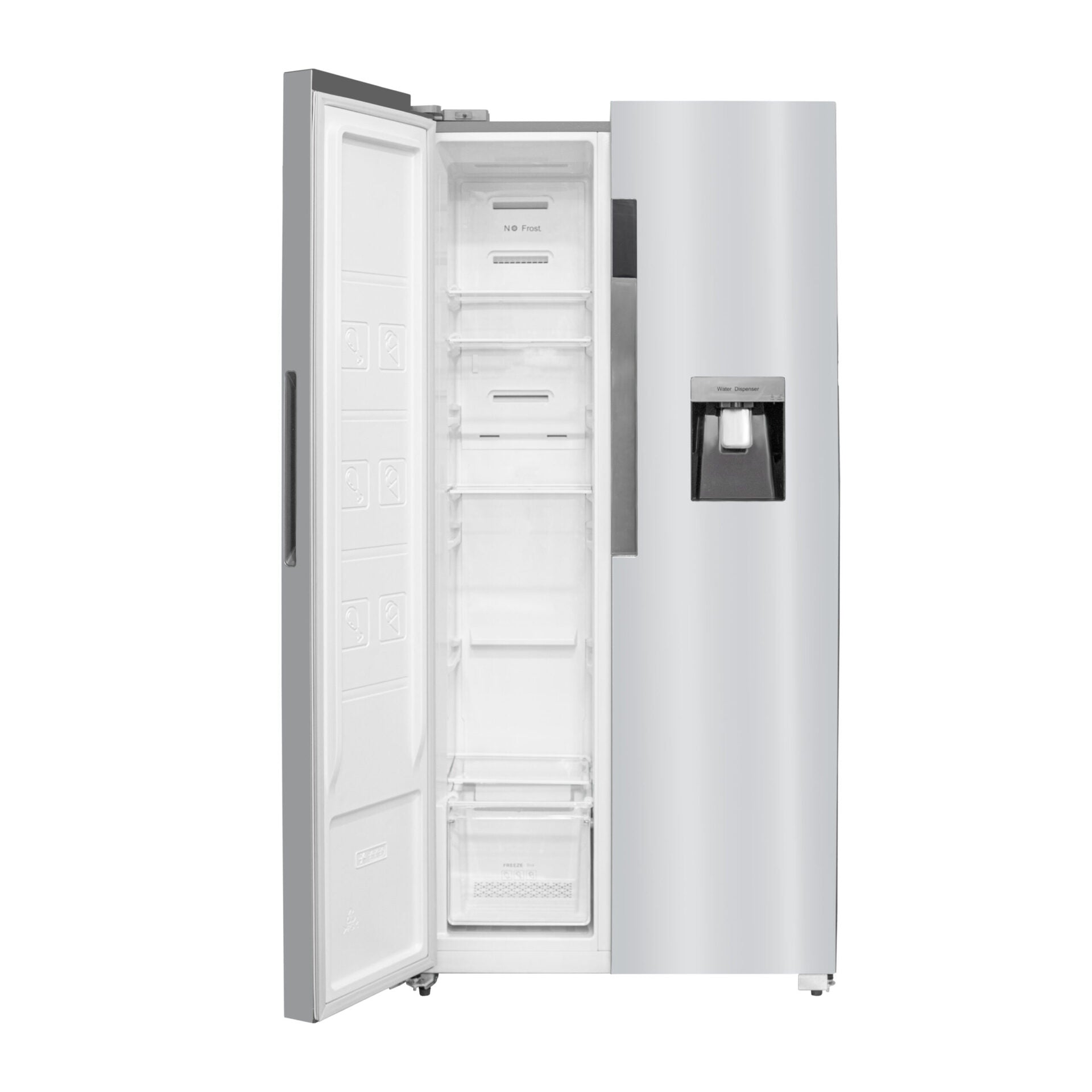 Nasco 460 L Side by Side Refrigerator with Water Dispenser – Model NASF2-58SWD