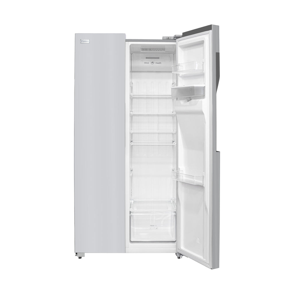 Nasco 460 L Side by Side Refrigerator with Water Dispenser – Model NASF2-58SWD – view 2