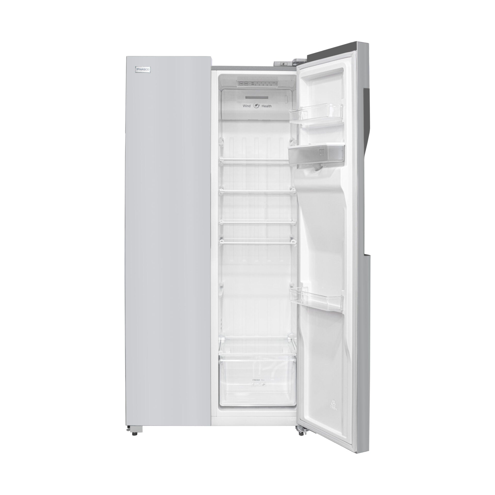 Nasco 460 L Side by Side Refrigerator with Water Dispenser – Model NASF2-58SWD – view 2