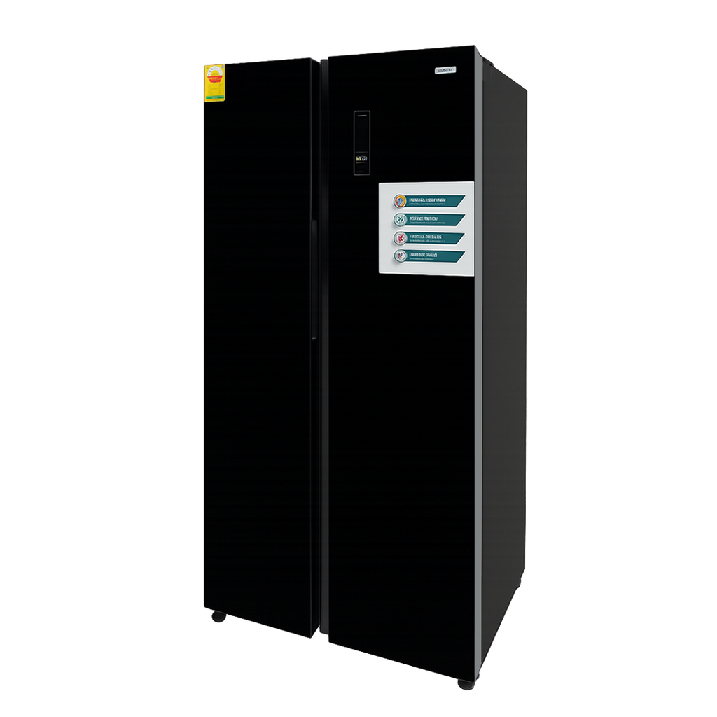 Nasco 529 L Side by Side Refrigerator – Model NASF2-66.1 – view 2