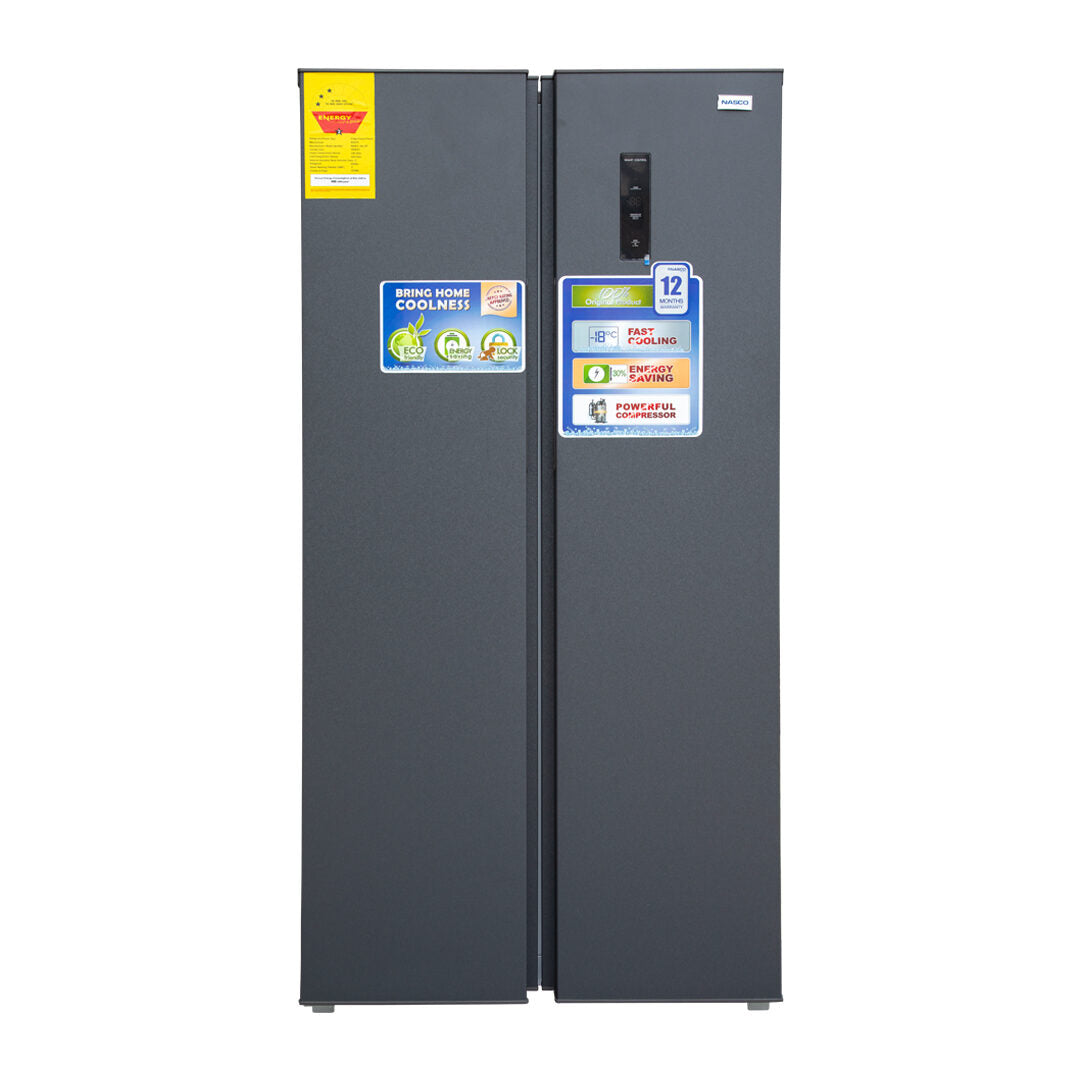 Nasco 400 L Side by Side Refrigerator – Model NASF2-66.1FF – view 4