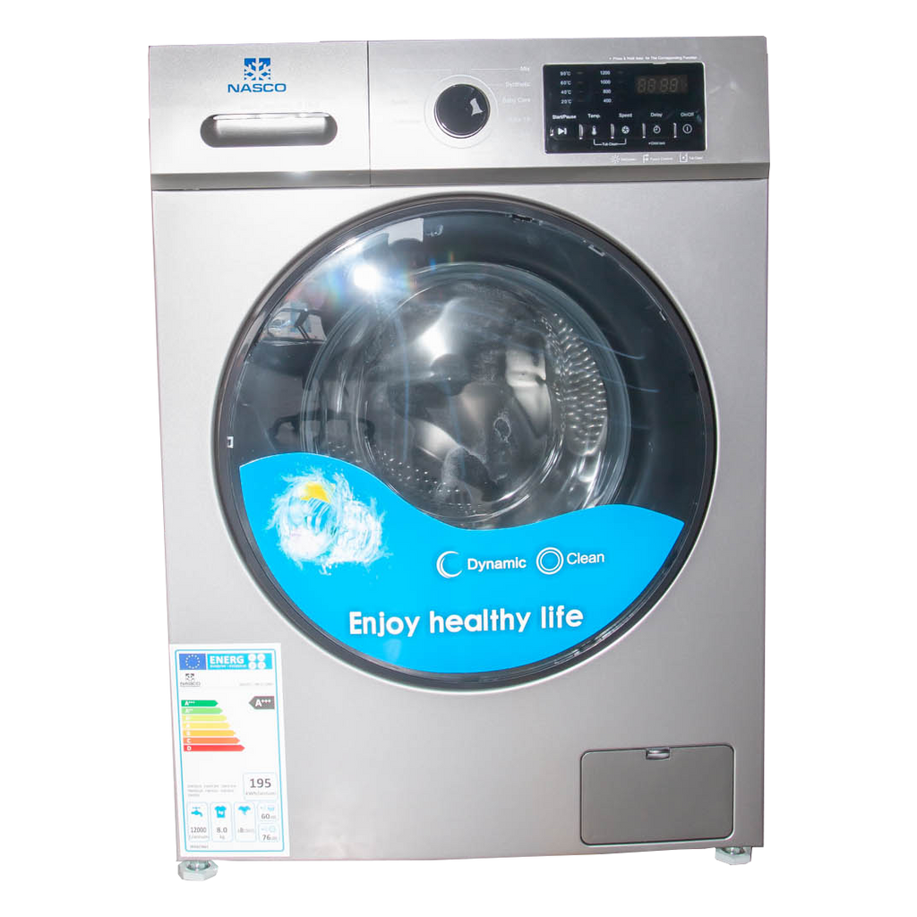 Nasco 9 kg Inverter Front Load Washing Machine – Model NASFL-9KG-SBD – view 2