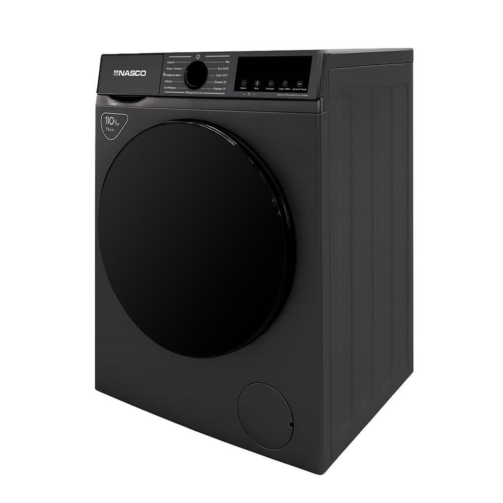 Nasco 10 kg Inverter Front Load Washing Machine – Model NASFL-JS10KG-S – view 2