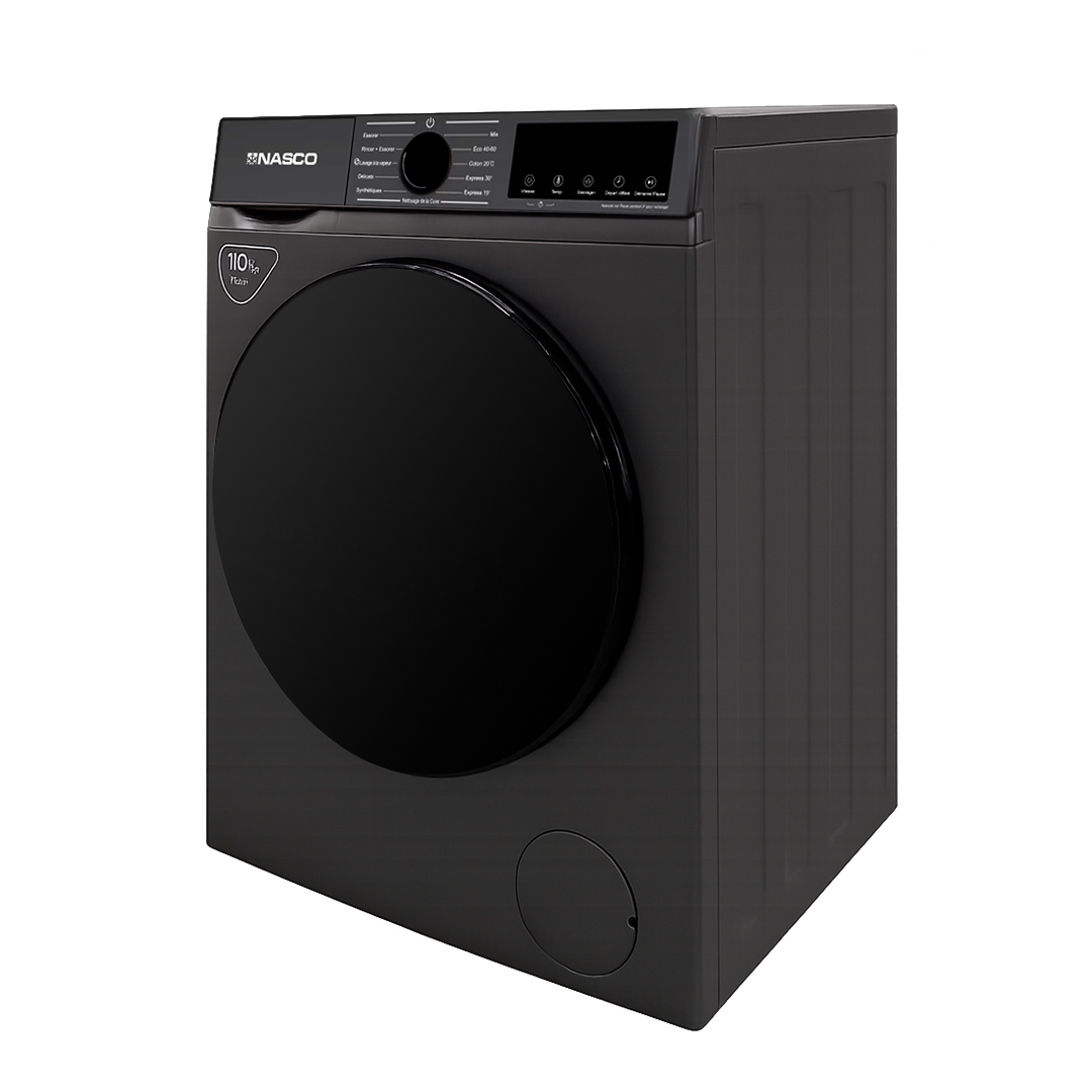 Nasco 10 kg Inverter Front Load Washing Machine – Model NASFL-JS10KG-S – view 2