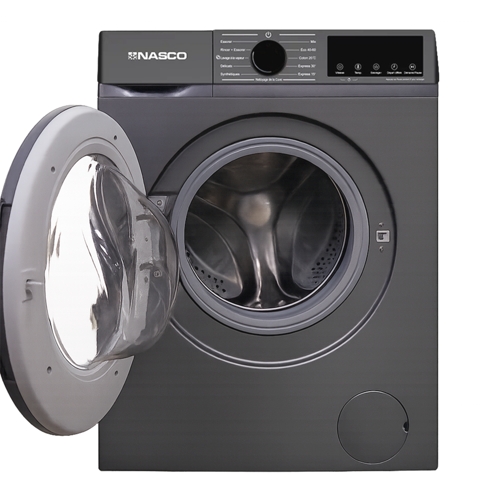 Nasco 12 kg Inverter Front Load Washing Machine – Model NASFL-JS12KG-S – view 2
