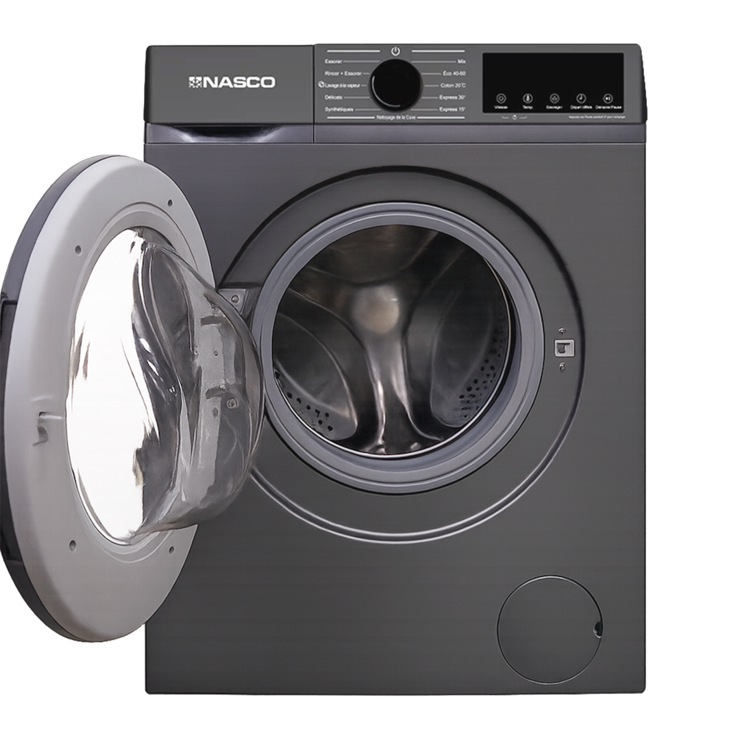 Nasco 12 kg Inverter Front Load Washing Machine – Model NASFL-JS12KG-S – view 2