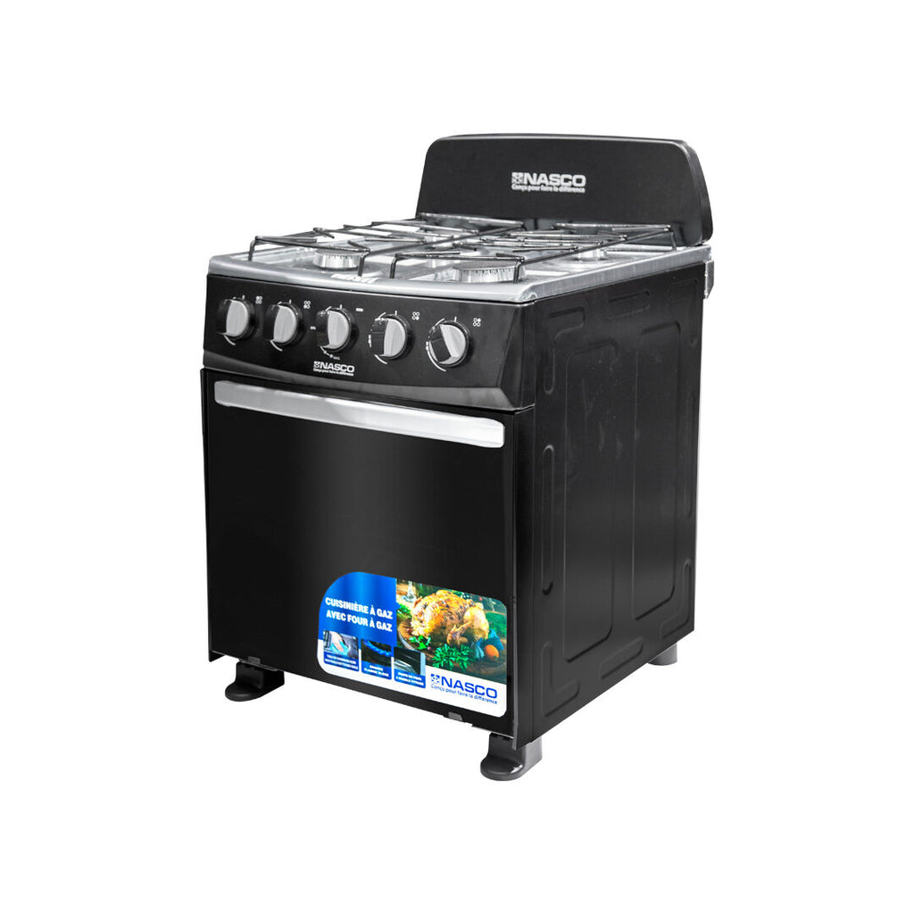 Nasco 50 x 50 cm 4-Burner Gas Cooker with Oven – Model NASGC-50MO-CTZ – view 2