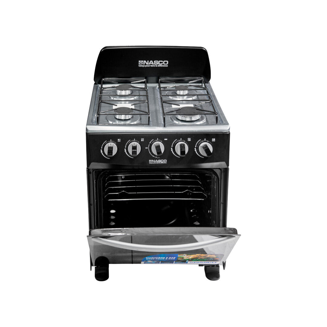 Nasco 50 x 50 cm 4-Burner Gas Cooker with Oven – Model NASGC-50MO-CTZ – view 4
