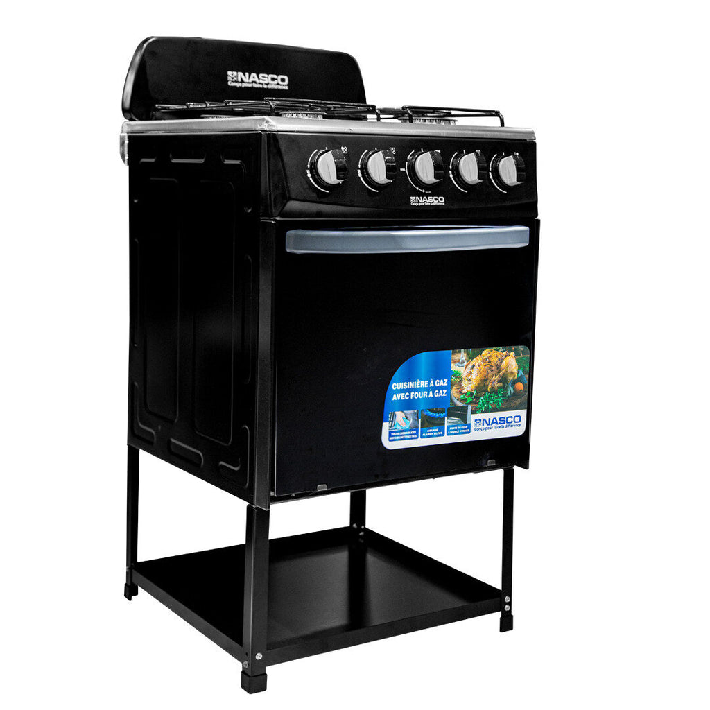 Nasco 50 x 50 cm 4-Burner Gas Cooker with Oven – Model NASGC-50MO+ST-CTZ – view 2