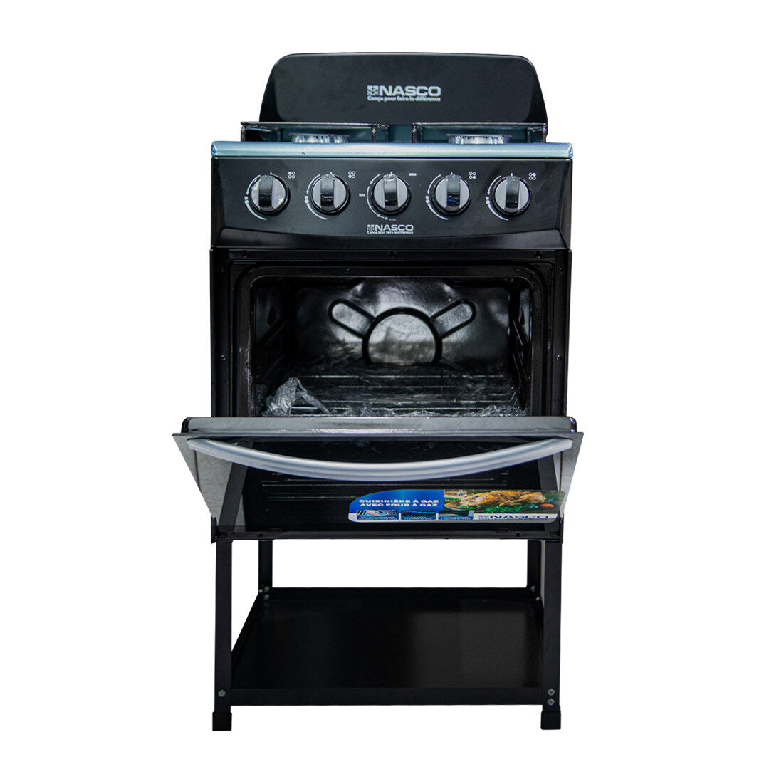 Nasco 50 x 50 cm 4-Burner Gas Cooker with Oven – Model NASGC-50MO+ST-CTZ – view 3