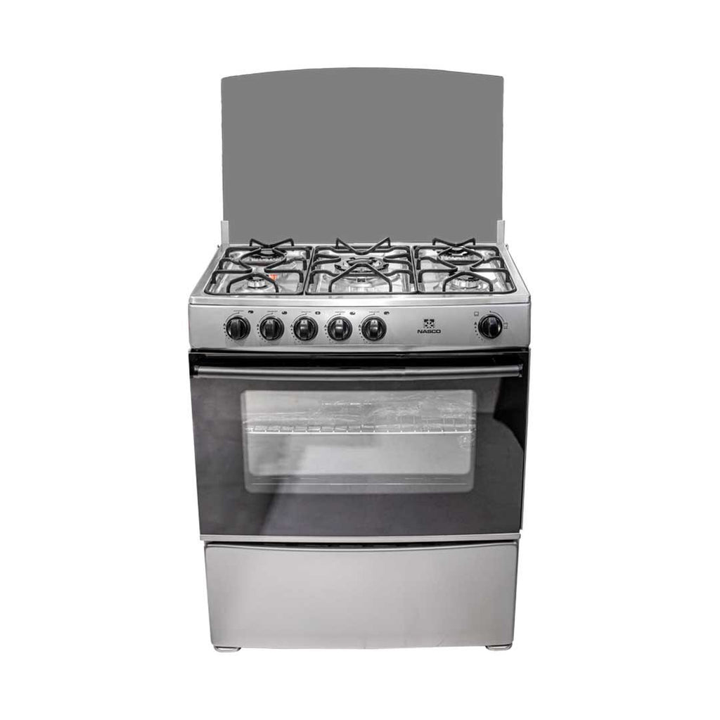 Nasco 80 x 60 cm 5-Burner Gas Cooker with Oven and Grill – Model NASGC-AMG80S – view 4